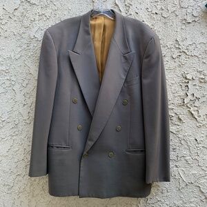 Vintage MANI for Neiman Marcus Double Breasted Wool Blazer | Made in Italy | 42R